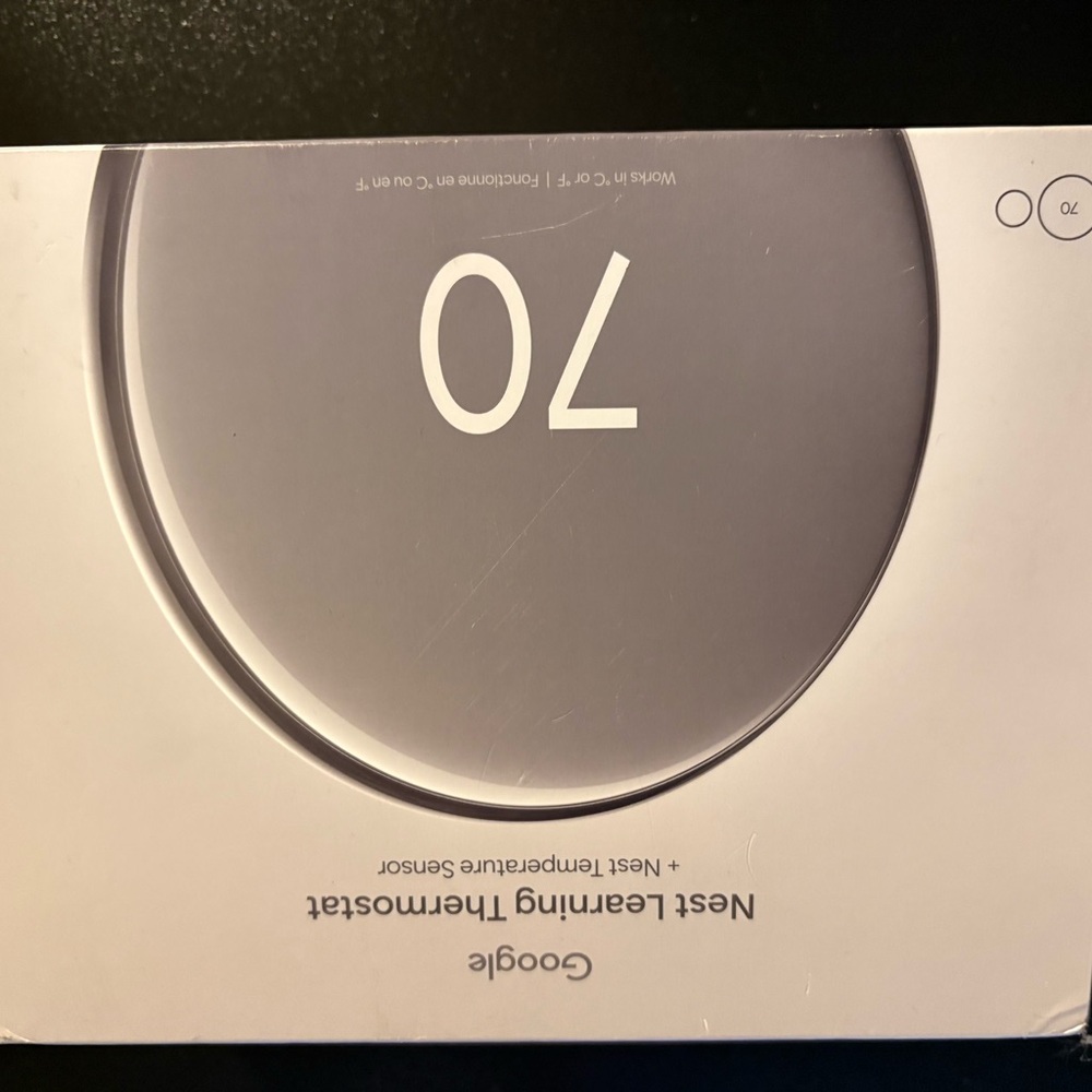 Google Smart Thermostat in Silver